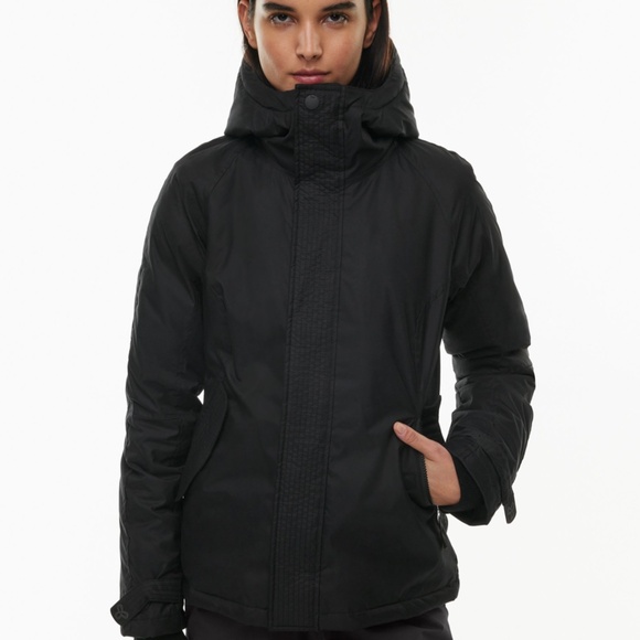 TNA Women's XXS The Summit Short Parka Black - Picture 1 of 13